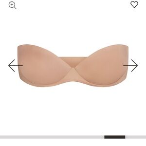 NWOT SKIMS ultimate push up strapless bra Clay  36 A